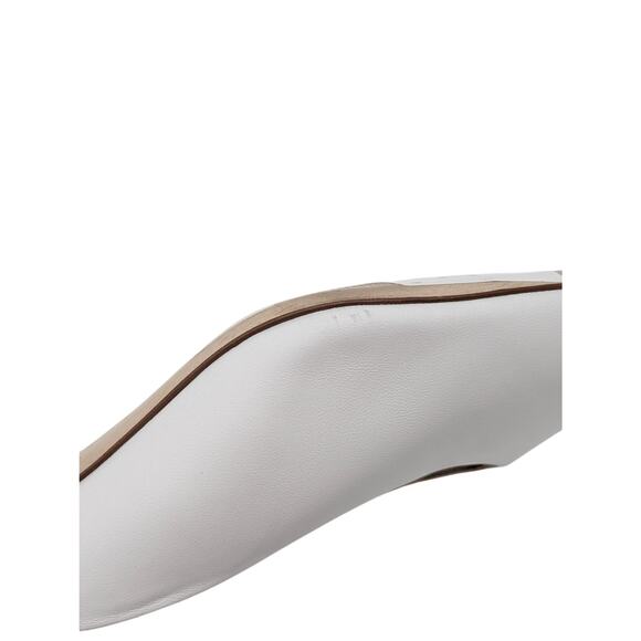 Stuart Weitzman Lula Pointed Toe Pump Women's Leather White Size US8.5B EU39 - Picture 15 of 15